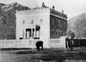 Box Elder Courthouse in 1857
